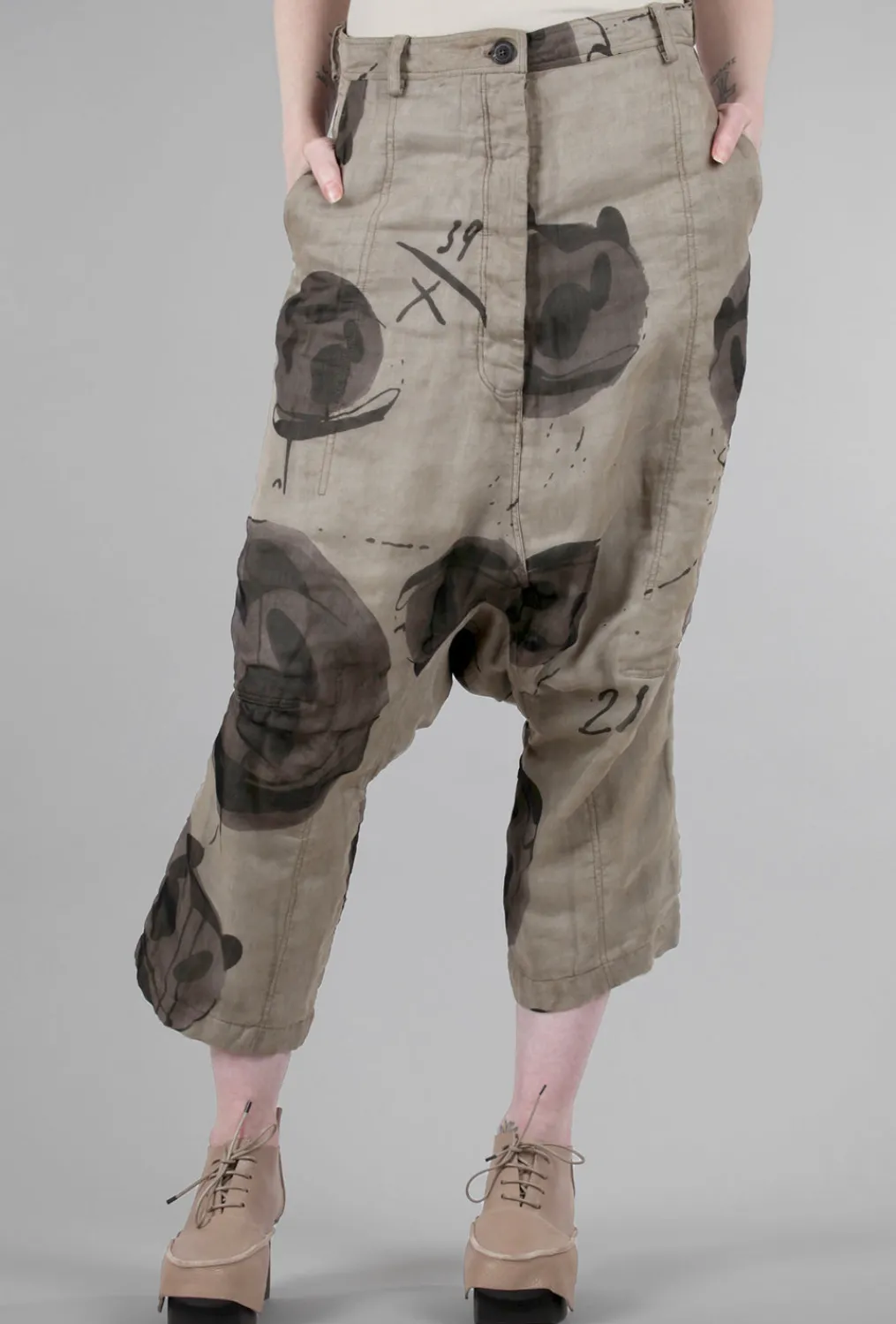 Cheap Evie Lou Ann G Trouser, Ash Print