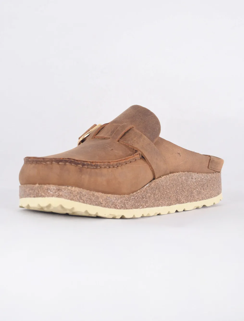 Store Evie Lou Buckley Slip-On, Cognac