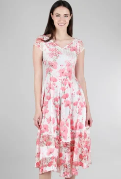 Clearance Evie Lou Isa Bloom Dress, Pink