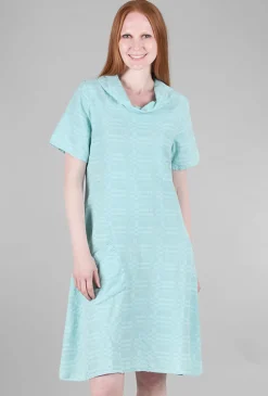Fashion Evie Lou Jacquard A-Line Dress, Ice