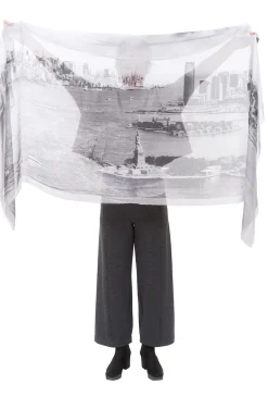 Discount Evie Lou New York 1916 Scarf, Gray