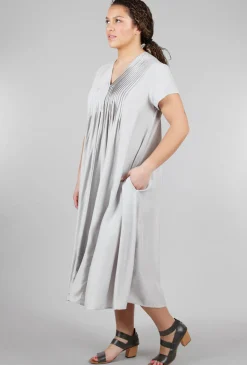 Cheap Evie Lou Pleat Bodice Lady Dress, Cement