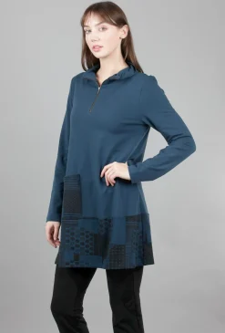 Sale Evie Lou Ramona Tunic, Teal