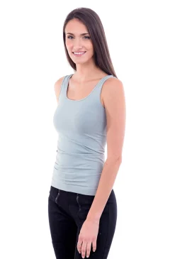 Hot Evie Lou Smooth Tank, Cement