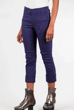 Flash Sale Evie Lou Verona Crop Pant, Marine Stripe