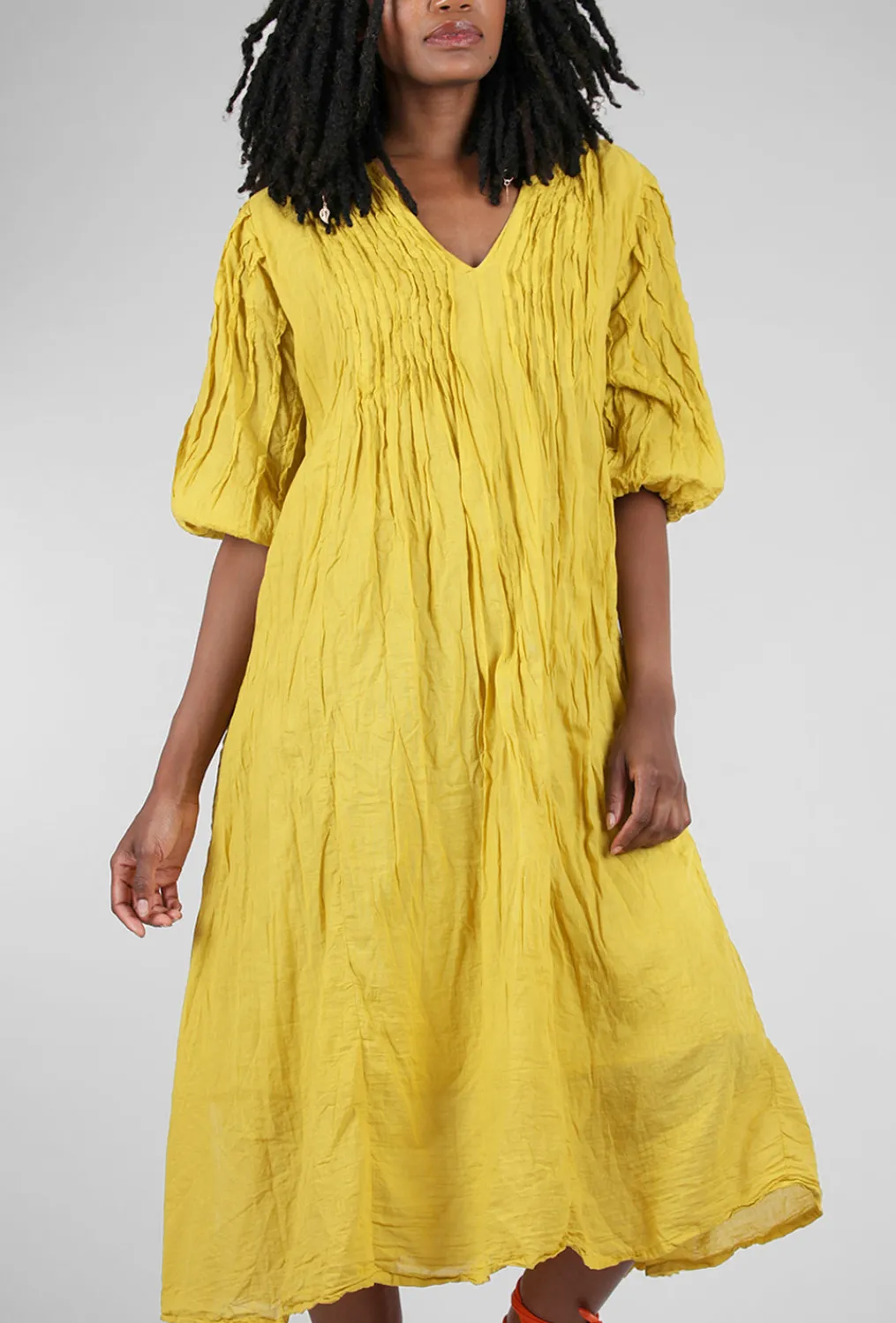 Store Evie Lou Zing Dress, Mustard
