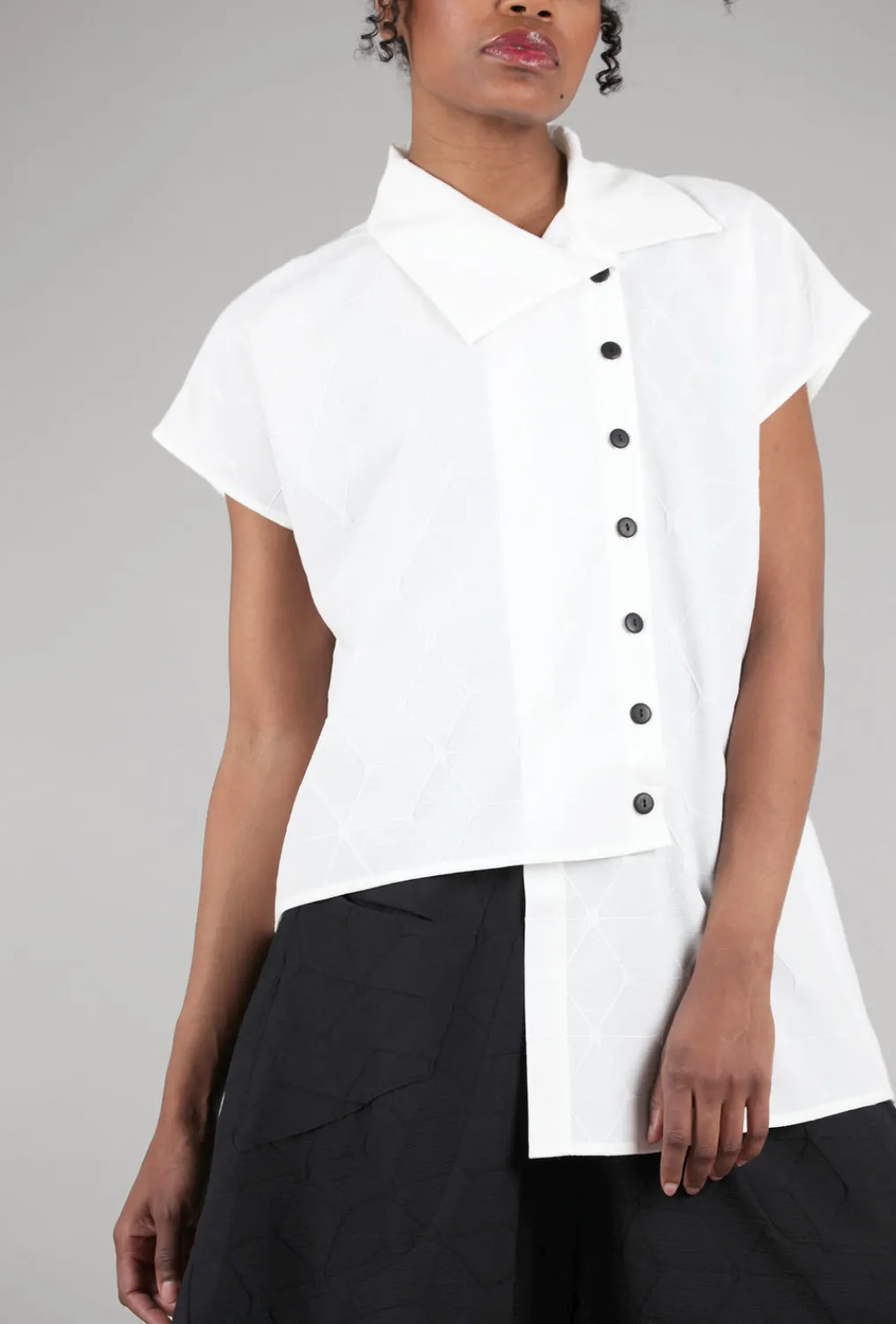 Sale Evie Lou Abbylara Blouse, Off-White
