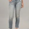 Cheap Evie Lou Anita Washed Denim, Light Blue