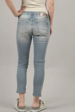 Cheap Evie Lou Anita Washed Denim, Light Blue