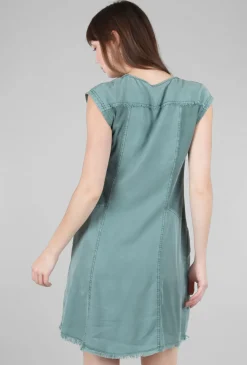Clearance Evie Lou Austen Shirt Dress, Folk Tale Lagoon