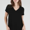 Best Sale Evie Lou Baby Baby Fit Vee Tee, Black