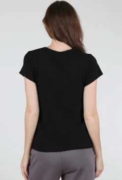 Best Sale Evie Lou Baby Baby Fit Vee Tee, Black