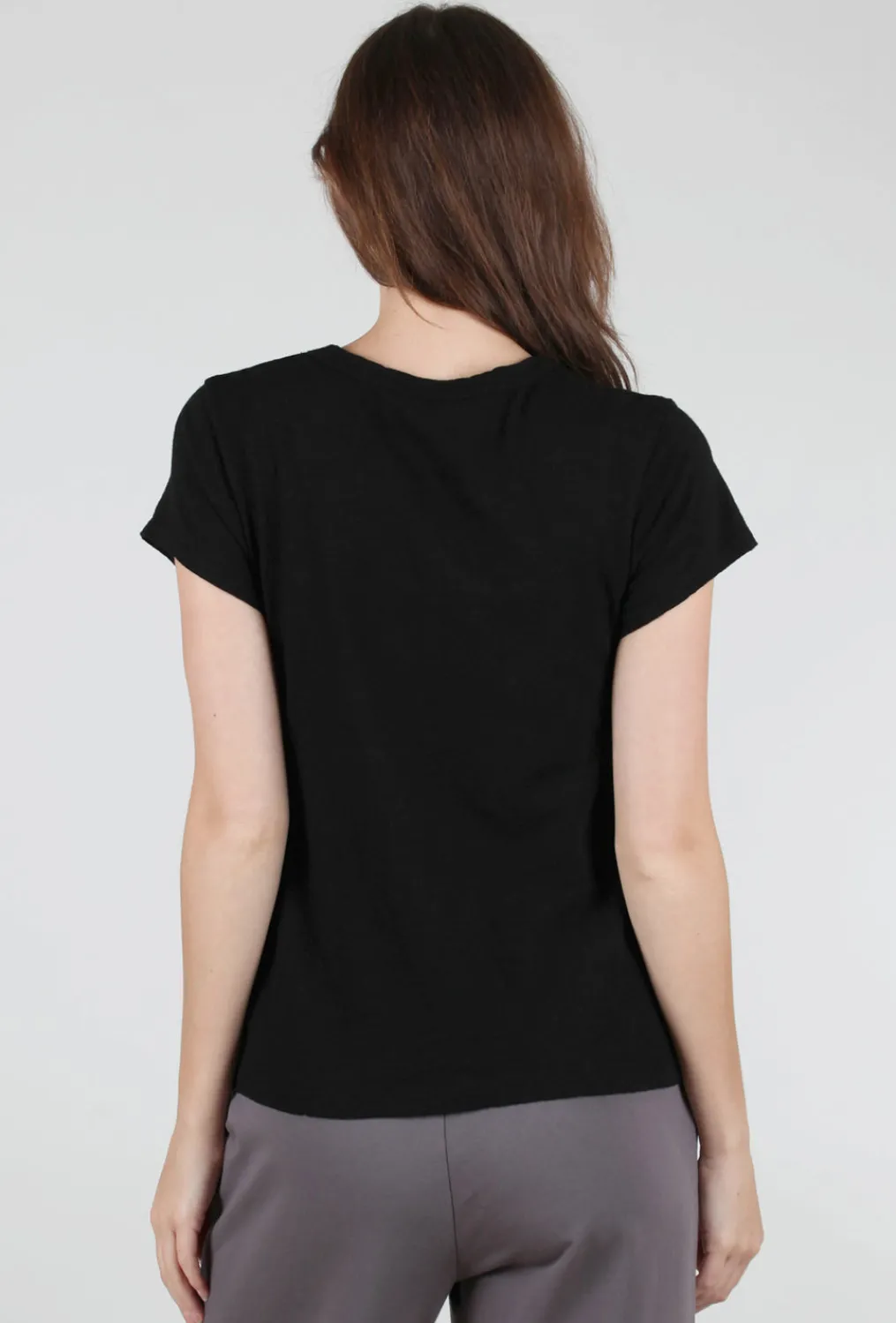 Best Sale Evie Lou Baby Baby Fit Vee Tee, Black