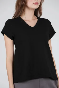 Best Sale Evie Lou Baby Baby Fit Vee Tee, Black