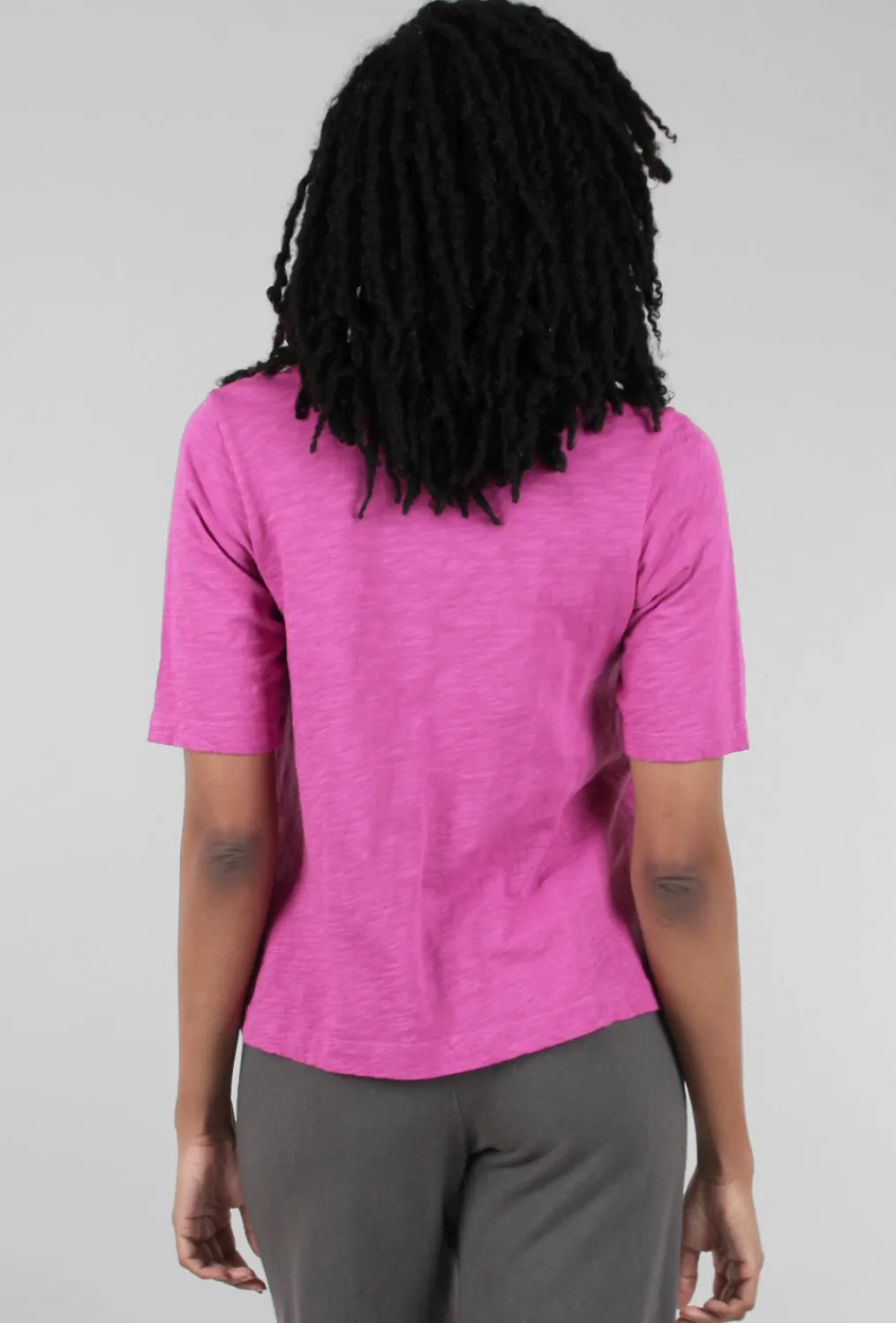 Outlet Evie Lou Baby Fit Shrunken Crew, Fuchsia