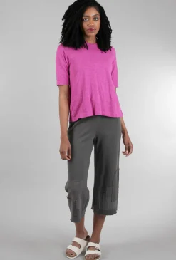 Outlet Evie Lou Baby Fit Shrunken Crew, Fuchsia