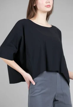 Shop Evie Lou Bari Top, Black