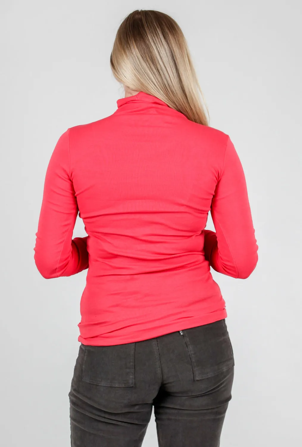 Fashion Evie Lou Beatnik Tneck, Framboise