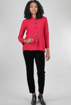 Cheap Evie Lou Bella Rayon Top, Cranberry