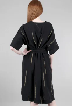 Discount Evie Lou Belt Dress, Black Scratch