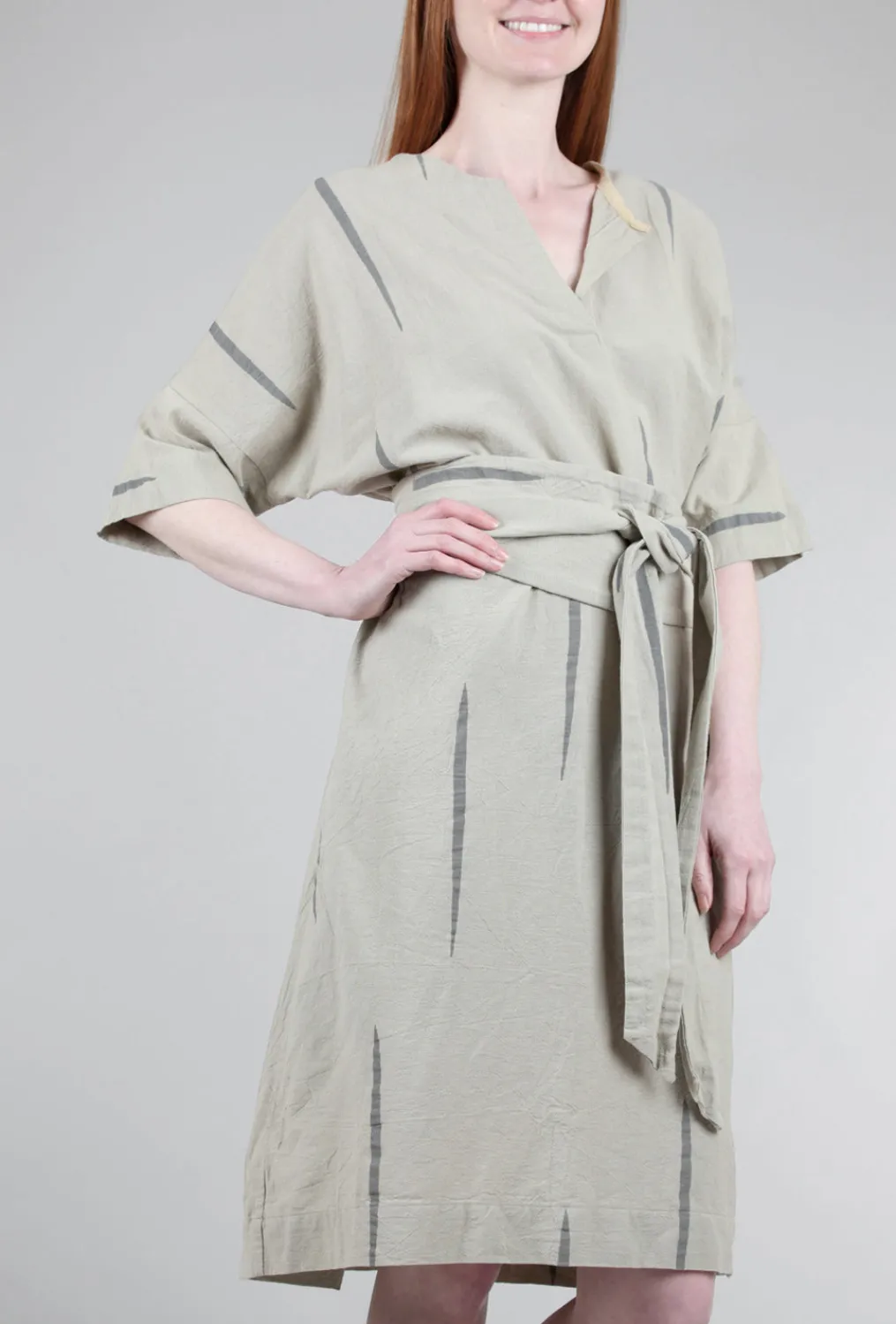 Outlet Evie Lou Belt Dress, Oatmeal Scratch