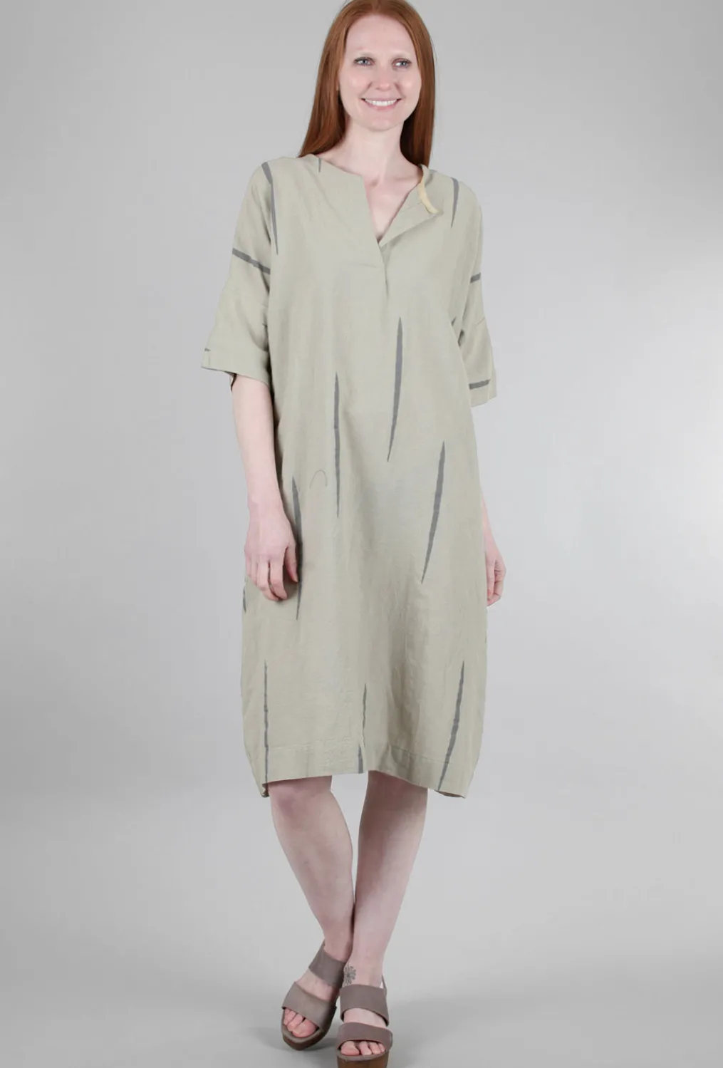 Outlet Evie Lou Belt Dress, Oatmeal Scratch
