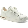 Outlet Evie Lou Bend Leather Sneaker, White