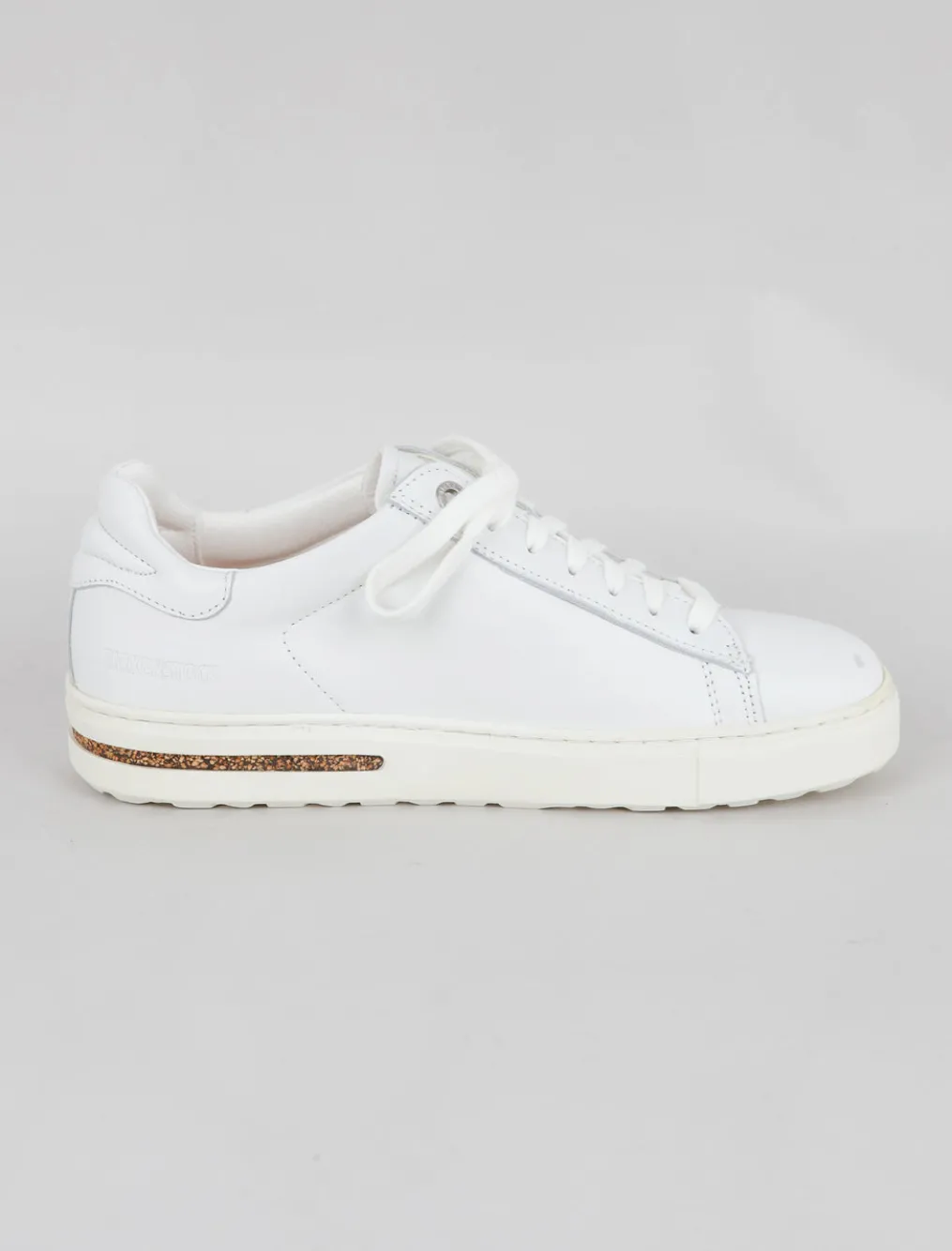 Outlet Evie Lou Bend Leather Sneaker, White
