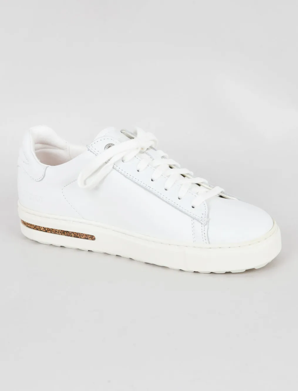 Outlet Evie Lou Bend Leather Sneaker, White