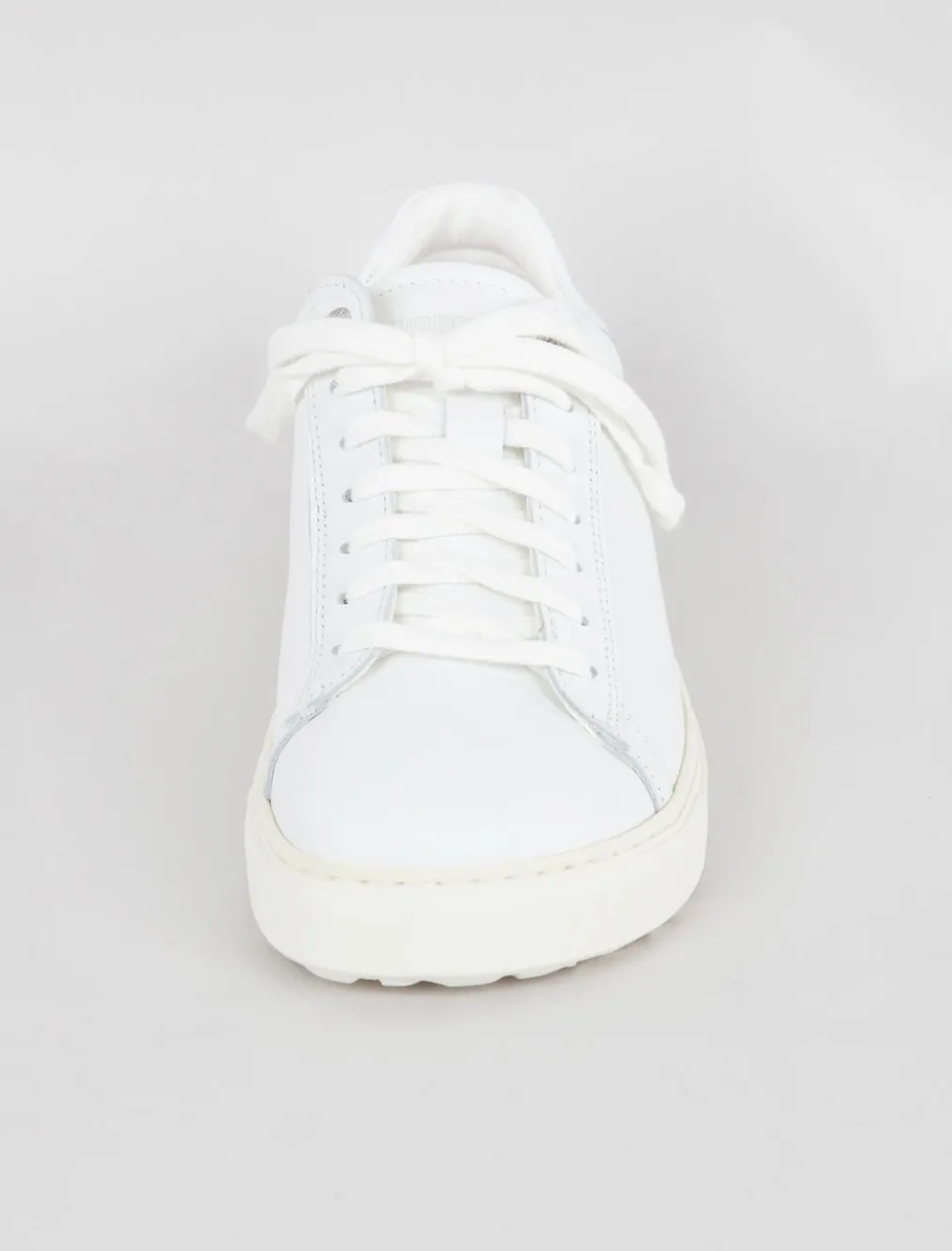 Outlet Evie Lou Bend Leather Sneaker, White