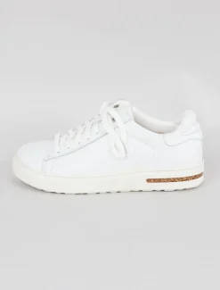 Outlet Evie Lou Bend Leather Sneaker, White