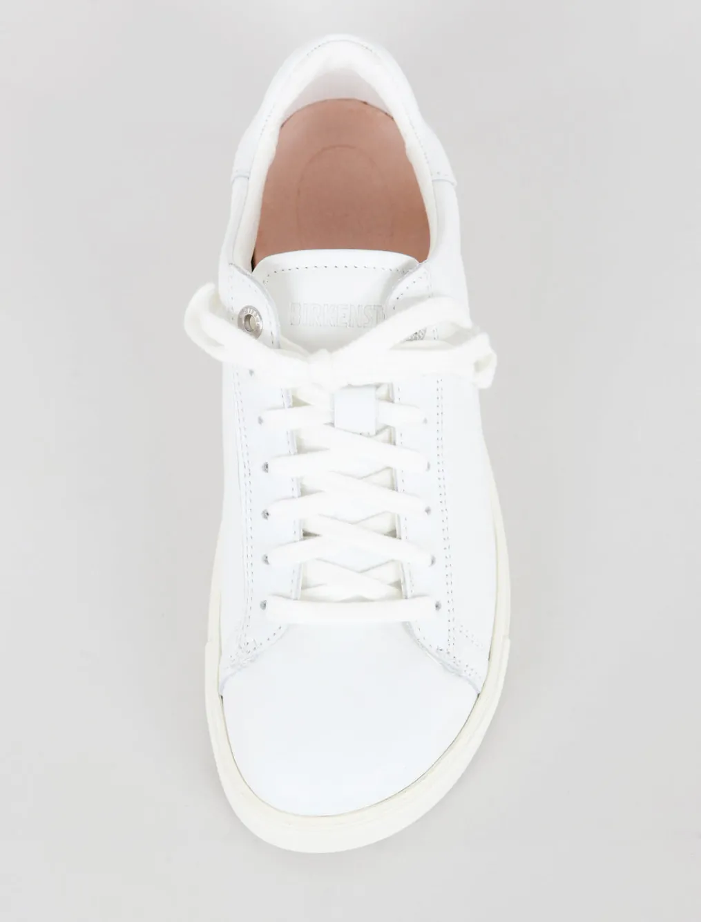 Outlet Evie Lou Bend Leather Sneaker, White