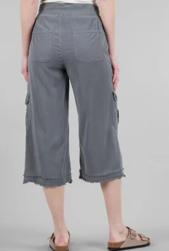 Discount Evie Lou Birk Gaucho Pant, Black Pearl