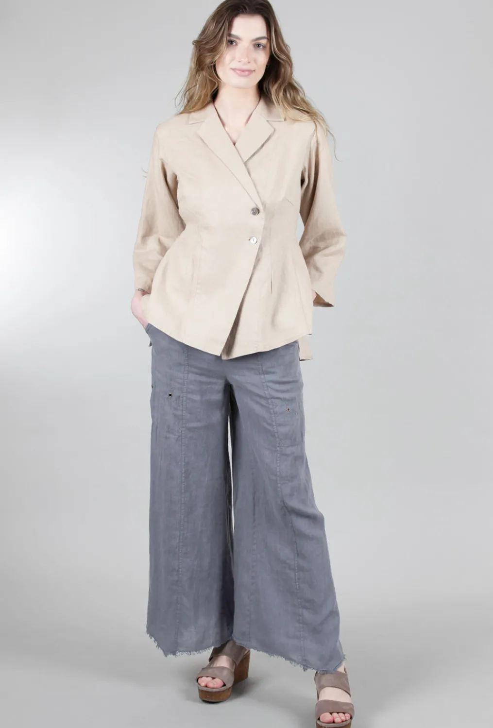 Hot Evie Lou Blixen Blazer, Warm Taupe