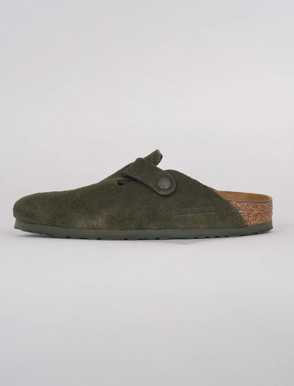Fashion Evie Lou Boston Clog, Thyme Suede