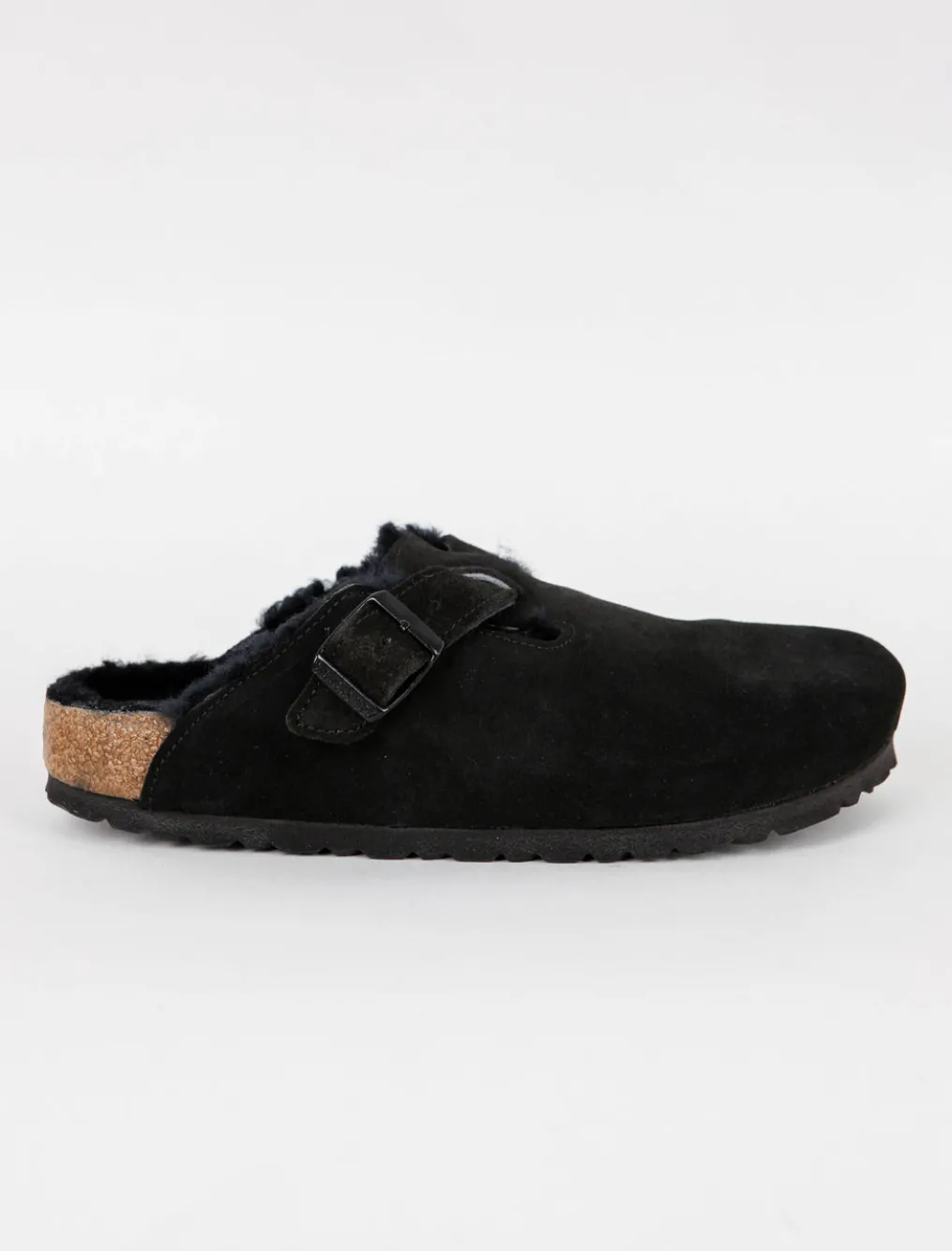 Cheap Evie Lou Boston Shearling Clog, Black