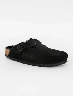Cheap Evie Lou Boston Shearling Clog, Black