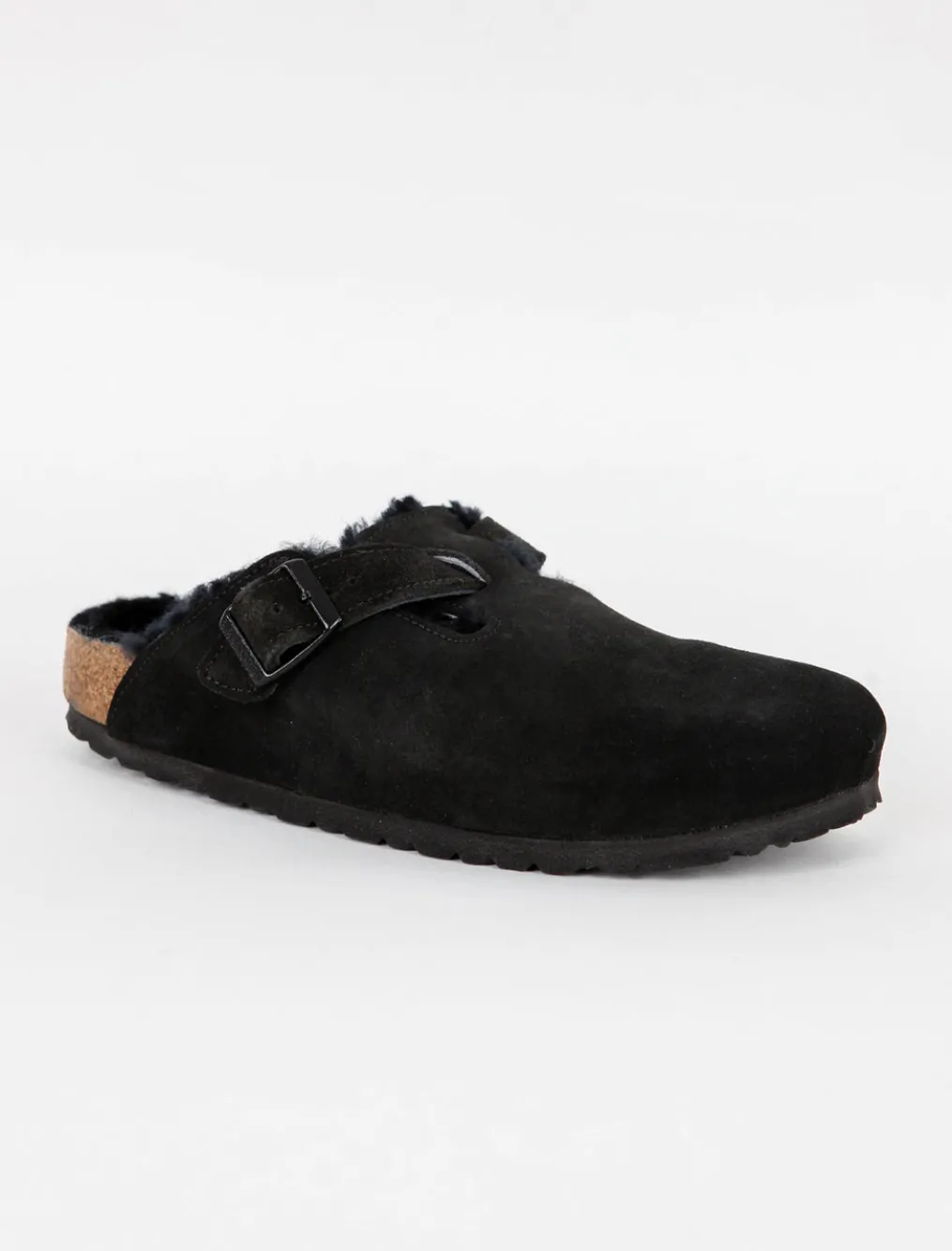 Cheap Evie Lou Boston Shearling Clog, Black