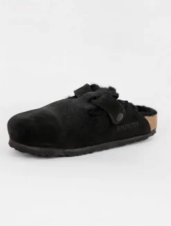 Cheap Evie Lou Boston Shearling Clog, Black