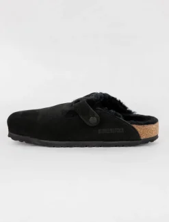 Cheap Evie Lou Boston Shearling Clog, Black