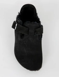 Cheap Evie Lou Boston Shearling Clog, Black