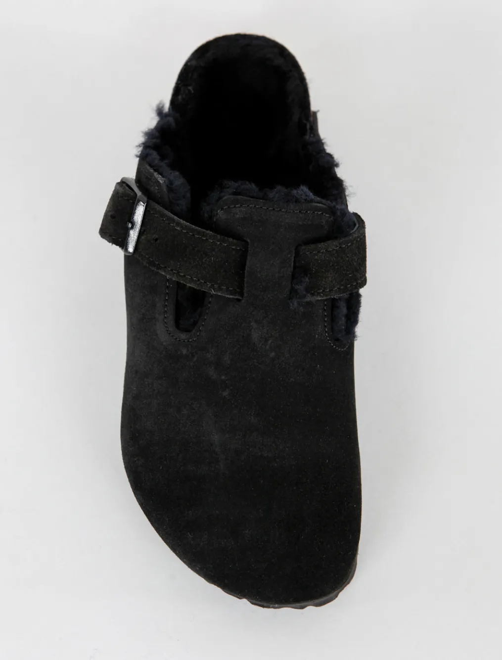 Cheap Evie Lou Boston Shearling Clog, Black