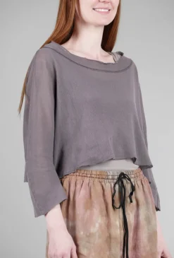 Store Evie Lou Boxy Mesh Pullover, Lavender
