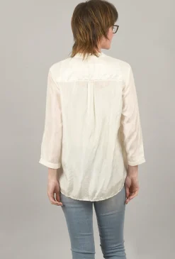 Cheap Evie Lou Brylee Silk Blouse, White