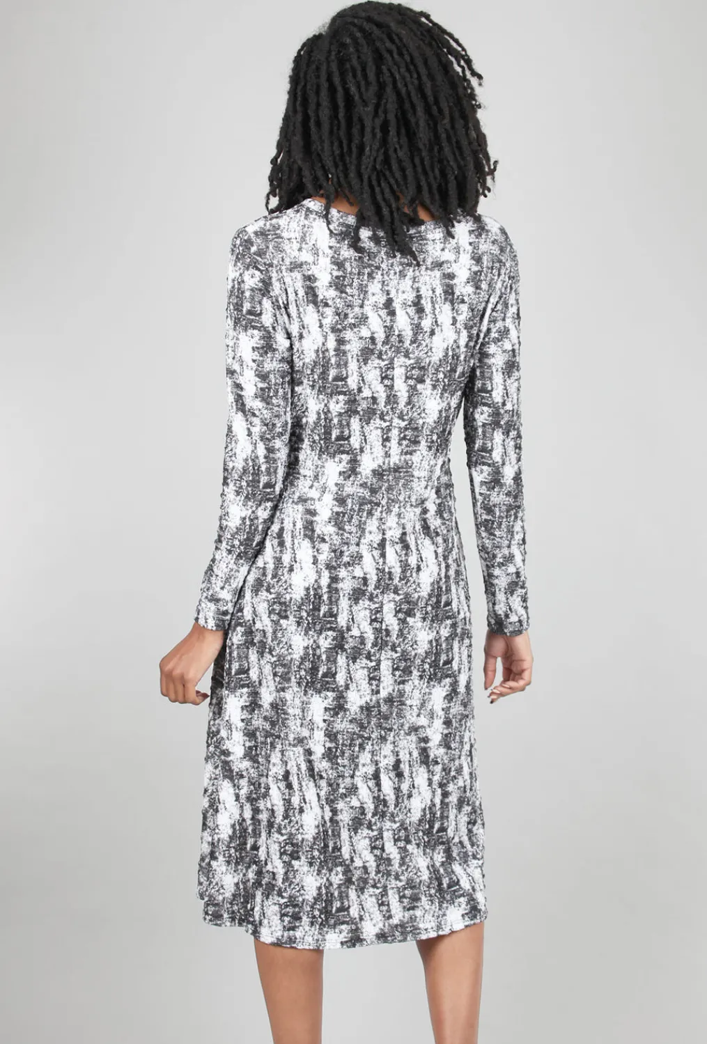 Cheap Evie Lou Bubble Knit Knot Dress, White/Thyme