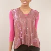 Cheap Evie Lou Cardie B Fern Vest, Rose
