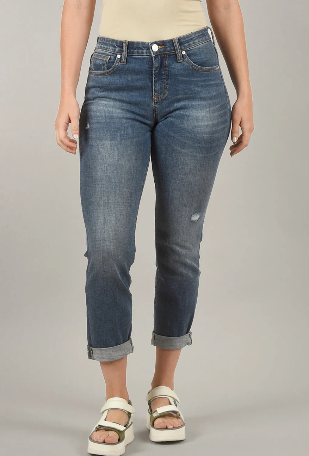 Hot Evie Lou Carter Girlfriend Jeans, Everton Blue