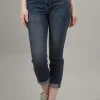 Discount Evie Lou Carter Girlfriend Jeans, Thorne Blue