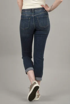 Discount Evie Lou Carter Girlfriend Jeans, Thorne Blue