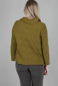 Outlet Evie Lou Cascade Cotton Cowl Tee, Moss